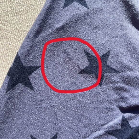 Primary Bold Stars Jogger, Size 6, Sunwashed Navy w/ Navy Stars, GUC - Picture 9 of 10